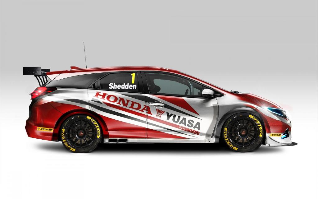 Her er den nye stationscar i BTCC
(Foto: Honda)